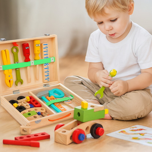Jeu de Construction Bois Éducatif Enfant - BlxckFR