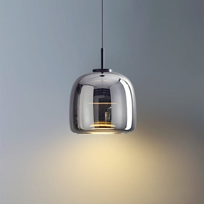 Luminaire Suspendu LED Chic en Verre Or