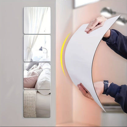 Miroirs Décoratifs en Verre Résistant pour Mur