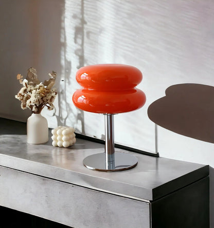 Lampe de Bureau en Verre Raffinée | Décor Chic et Moderne