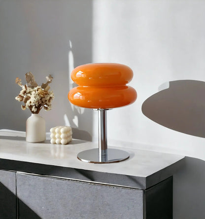 Lampe de Bureau en Verre Raffinée | Décor Chic et Moderne