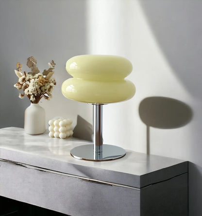 Lampe de Bureau en Verre Raffinée | Décor Chic et Moderne