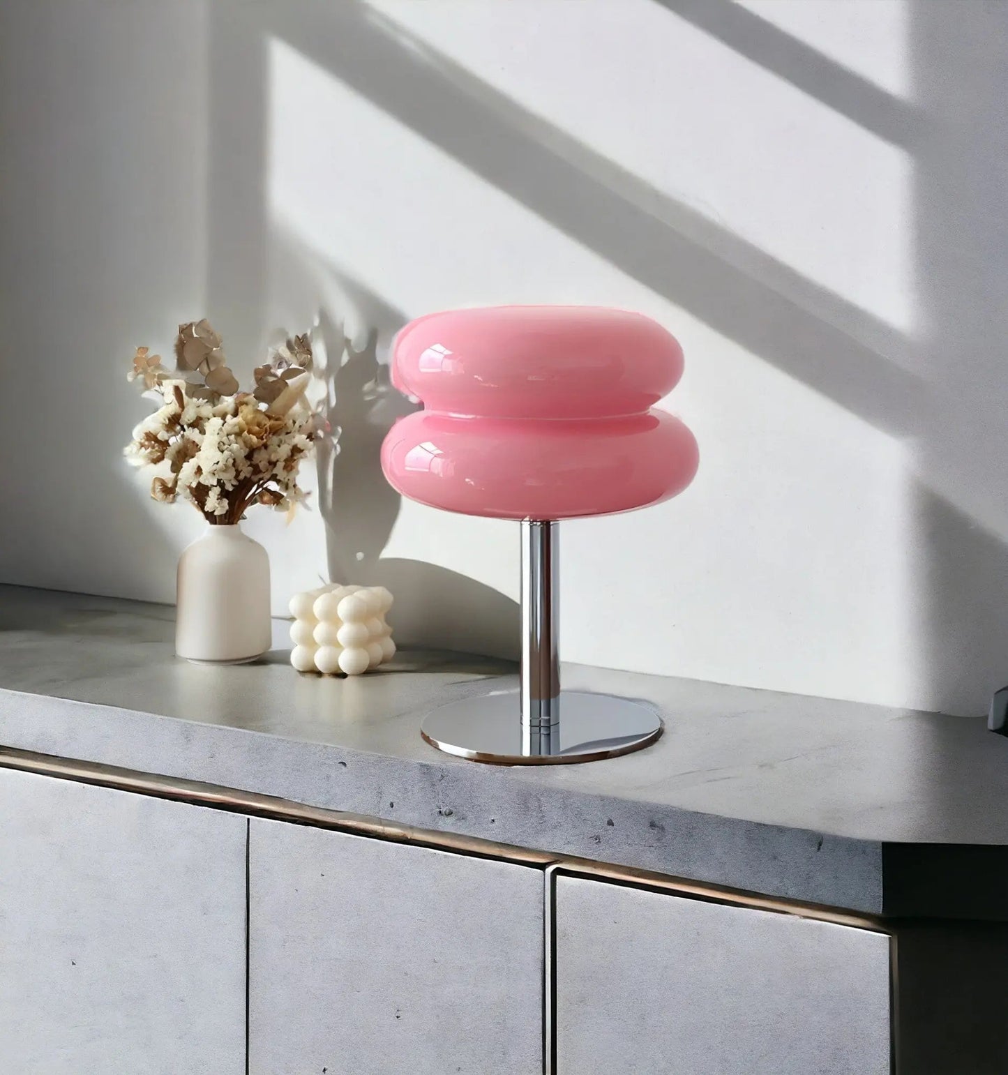Lampe de Bureau en Verre Raffinée | Décor Chic et Moderne