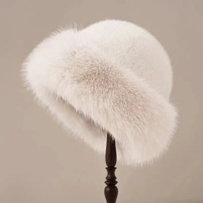 Chapeau Hivernal en Fausse Fourrure Douce