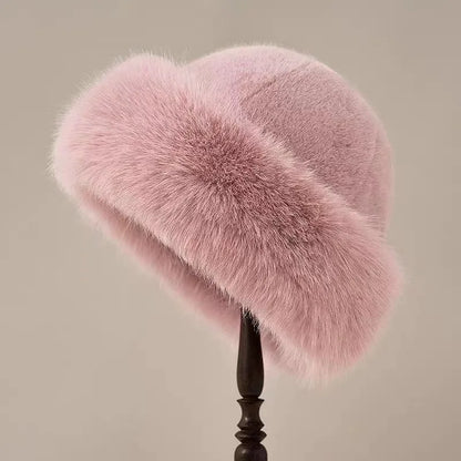 Chapeau Hivernal en Fausse Fourrure Douce