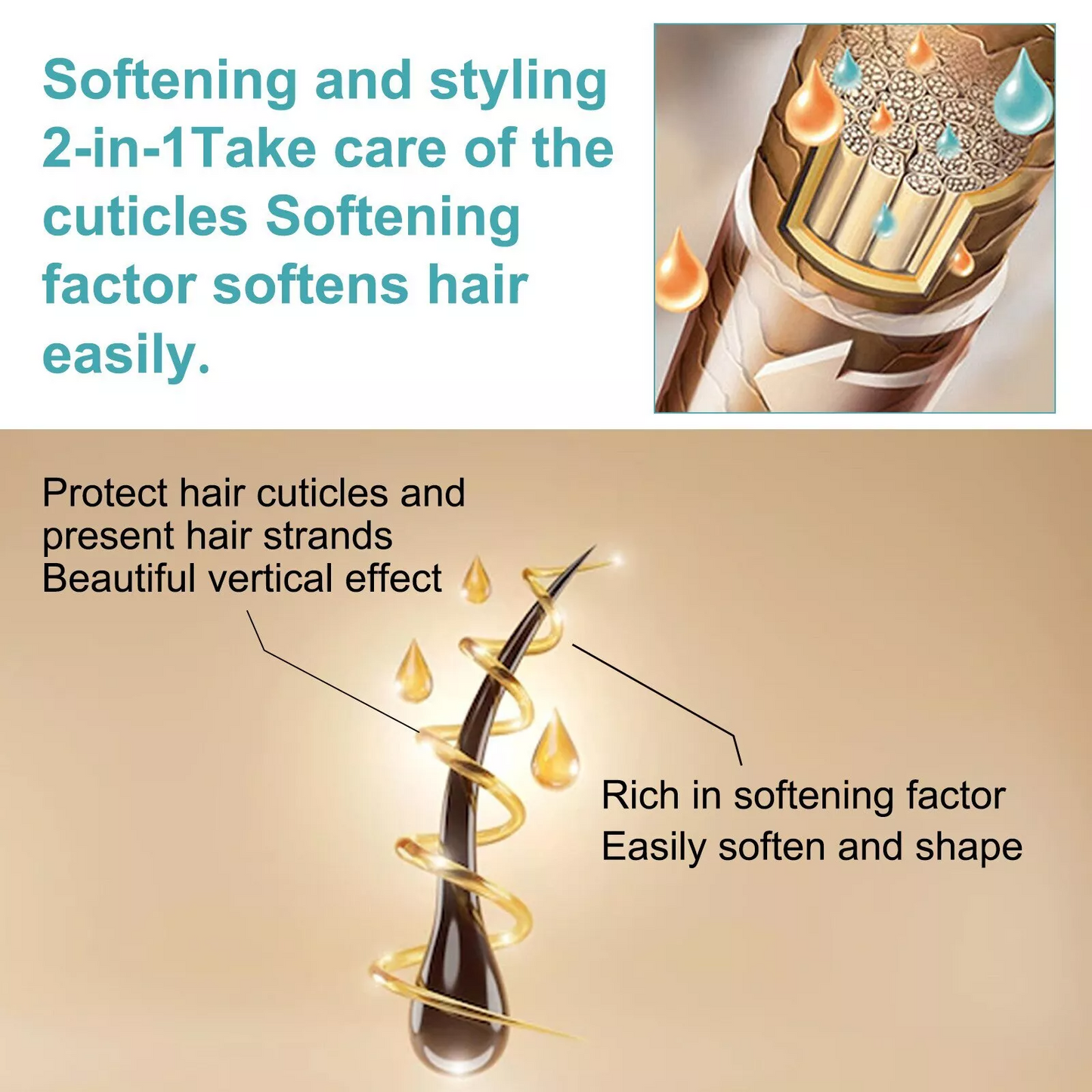 Crème Lissante pour Cheveux Indisciplinés 5