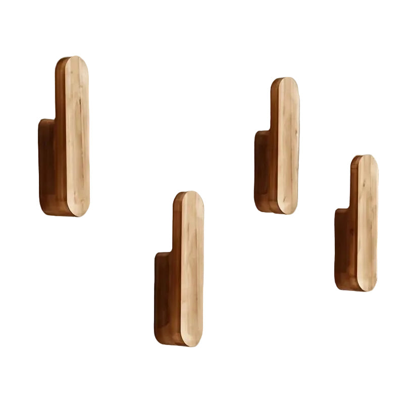 Crochets Muraux Bois Pratiques Lot - Foivo