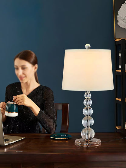 Lampe de Bureau en Verre | Élégant et Chauffant