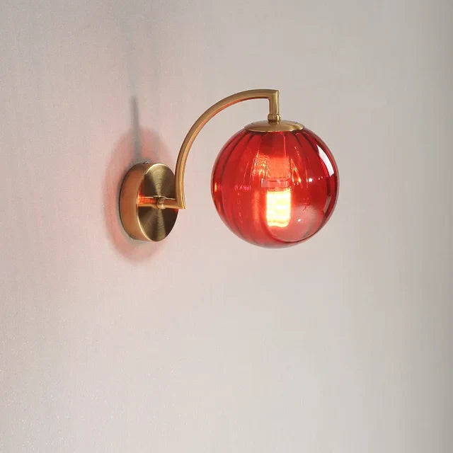 Lampe Murale Design en Verre Transparent