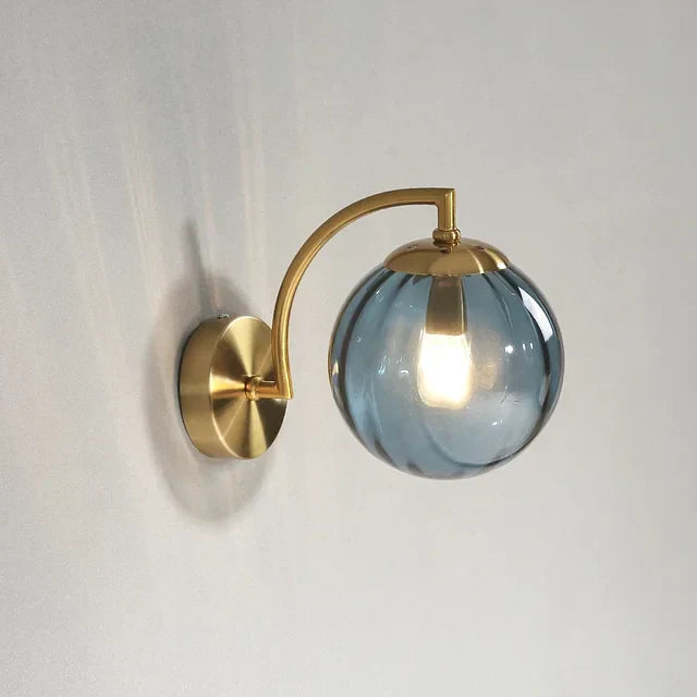 Lampe Murale Design en Verre Transparent