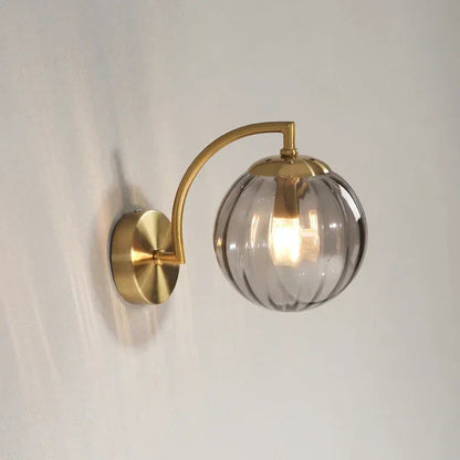 Lampe Murale Design en Verre Transparent