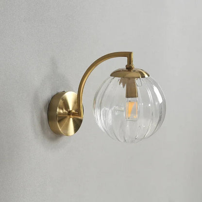 Lampe Murale Design en Verre Transparent