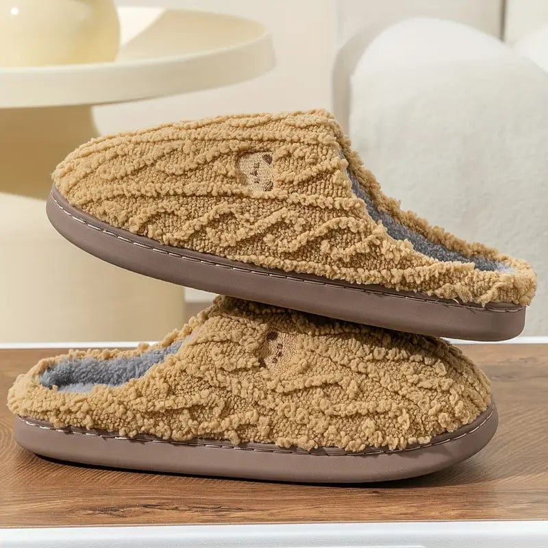 Chaussons Peluche Douillets pour Domicile