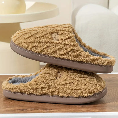 Chaussons Peluche Douillets pour Domicile