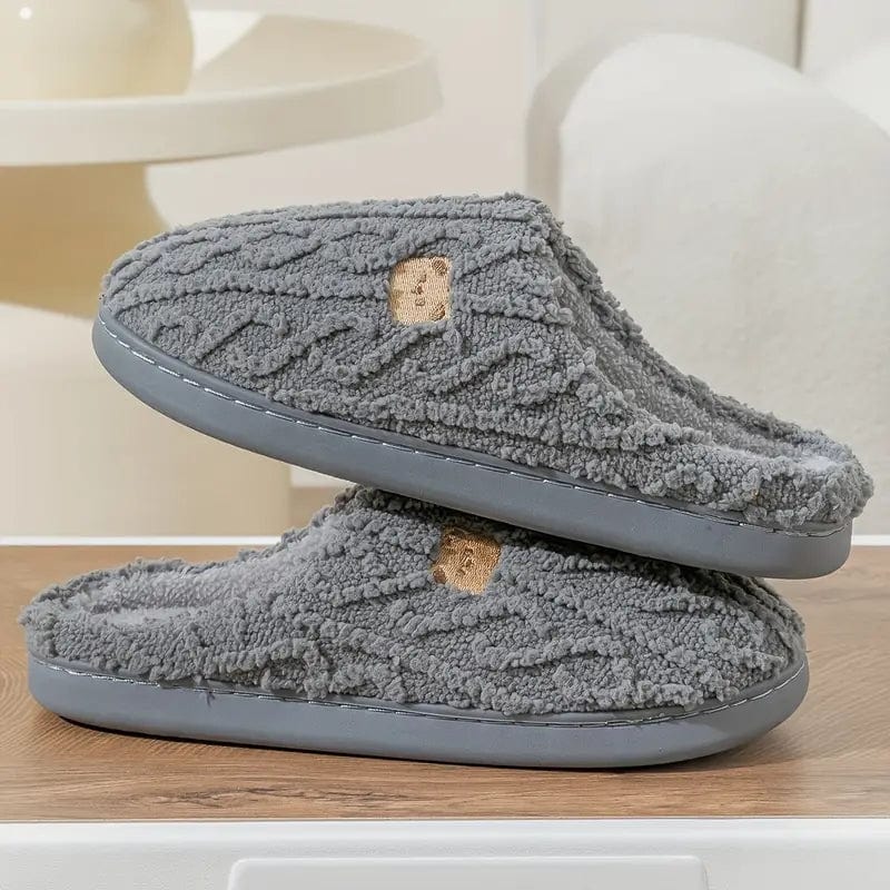 Chaussons Peluche Douillets pour Domicile