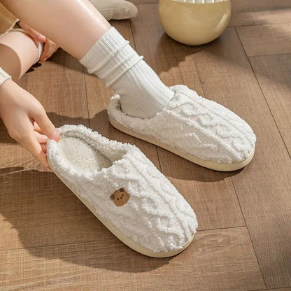 Chaussons Peluche Douillets pour Domicile