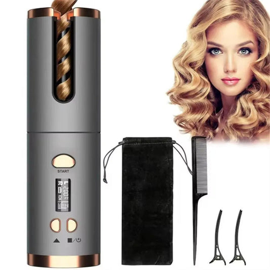 Fer à Friser Portable Élégant | Boucles Parfaites et Soins Cheveux - Foivo