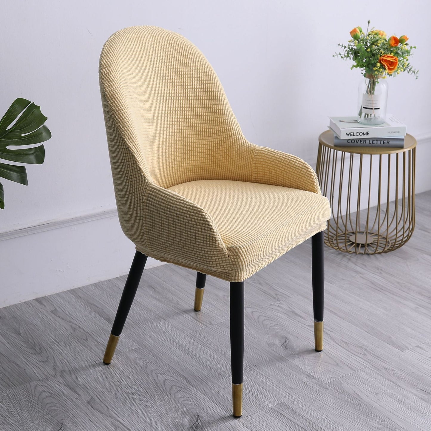 Housses de Chaises Élégantes Élastiques pour Intérieur Moderne