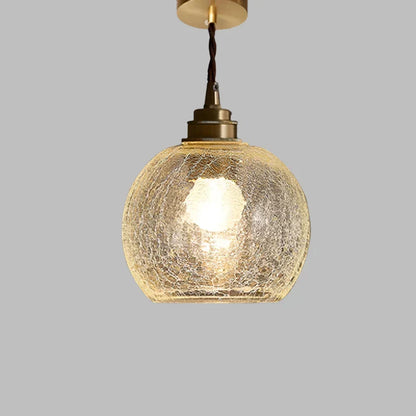 Luminaire Suspendu Verre Clair Design Scandi