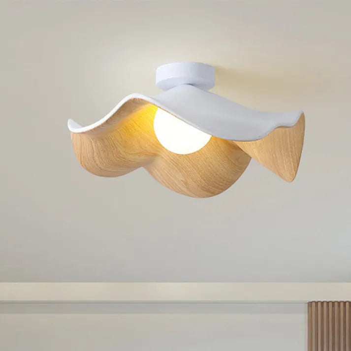 Lampe Suspension Bois Moderne - Éclairage Naturel pour Intérieur - Foivo