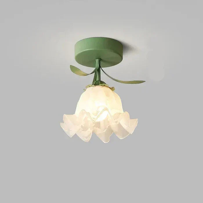 Lumière Florale - Lampe Plafond Élégante