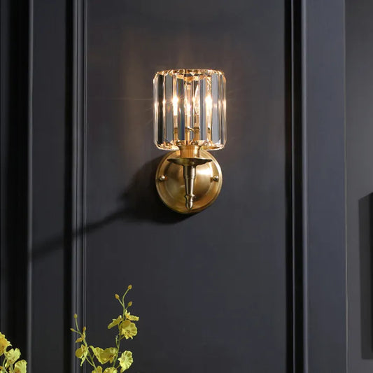 Lampe Murale Cristal Élégante Déco Chic - Foivo