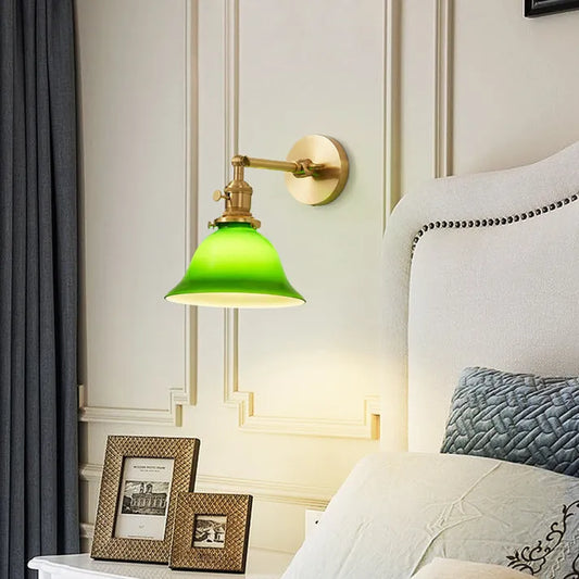 Lampe Murale Rétro Émeraude – Style Chic et Flexible - Foivo