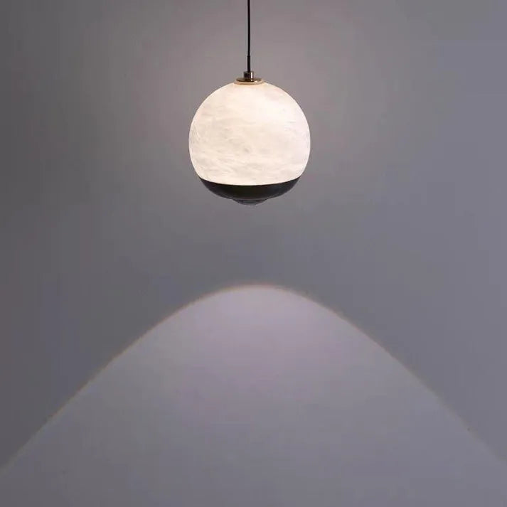 Lampe Suspendue en Verre Blanc - Style Scandinave Raffiné