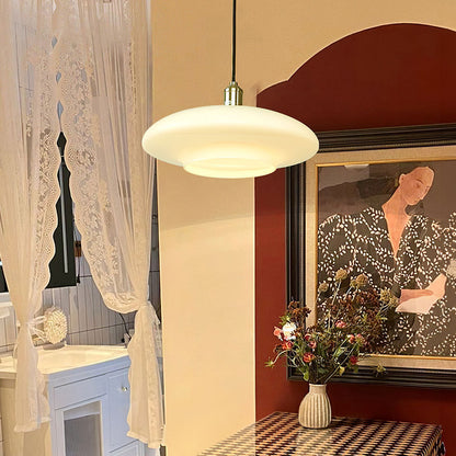 Lampe Suspendue Élégante en Verre Clair