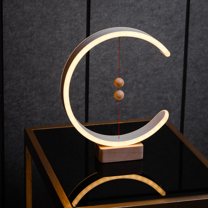 Lampe Magnétique Murale Élégante en Bois - Foivo