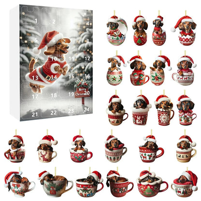 Calendrier de Noël en Plastique | Décompte Joyeux de l'Avent - Foivo