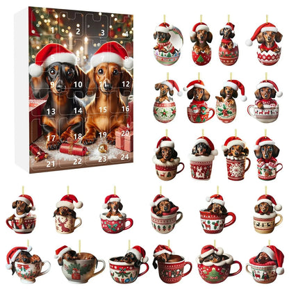 Calendrier de l'Avent Canin Amusant en Acrylique