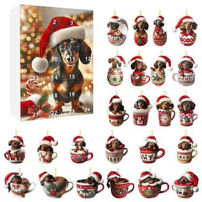 Calendrier de l'Avent Canin Amusant en Acrylique