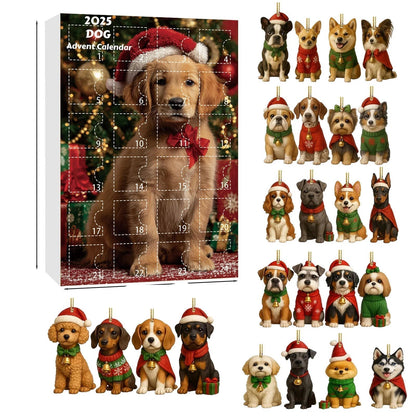 Calendrier de l'Avent Chien Mignon | 24 Jours de Surprises Canines Adorables