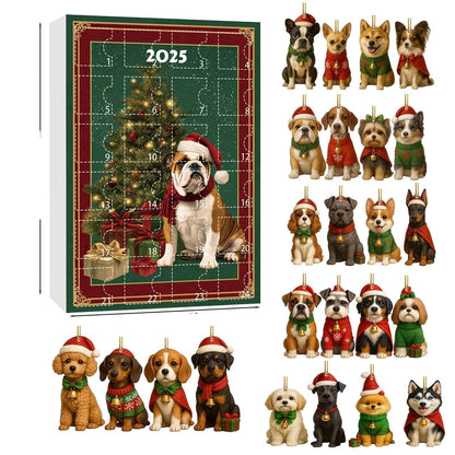 Calendrier de l'Avent Chien Mignon | 24 Jours de Surprises Canines Adorables
