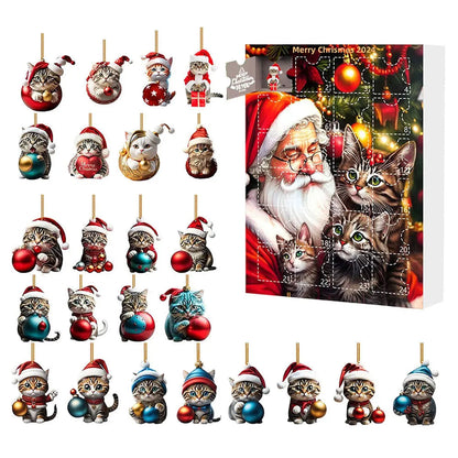 Calendrier de l'Avent Chien Mignon avec Surprises Quotidiennes