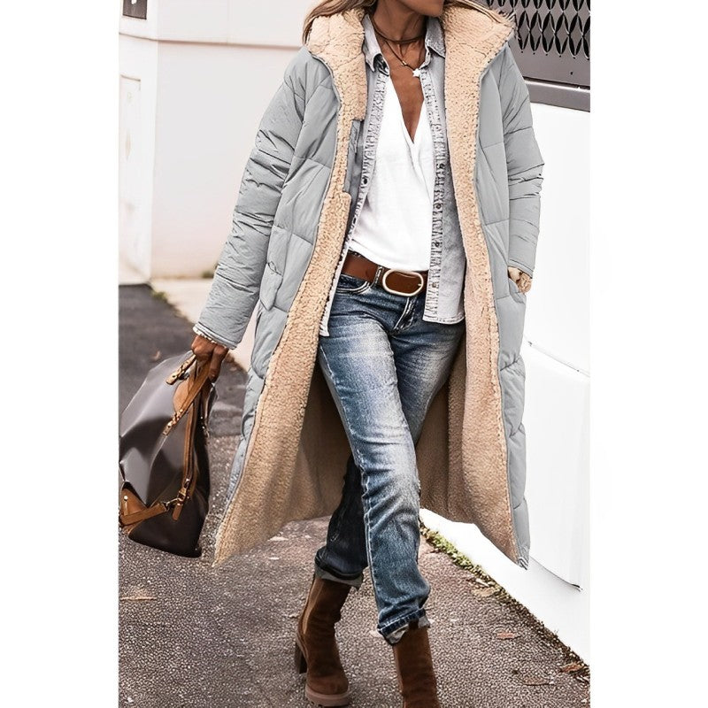 Manteau femme hiver chaud élégant