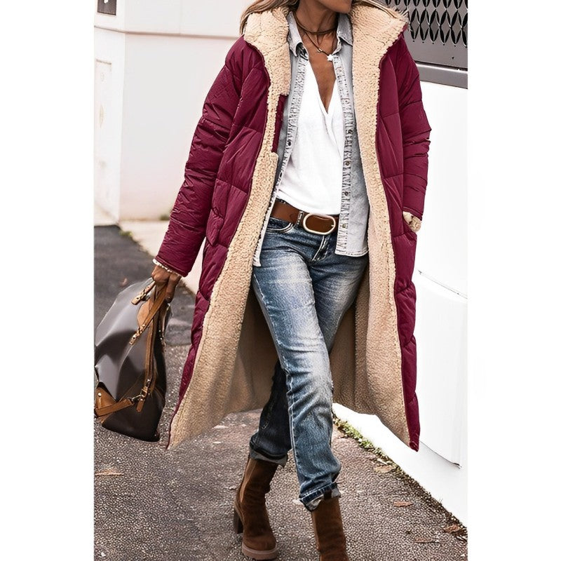 Manteau femme hiver chaud élégant