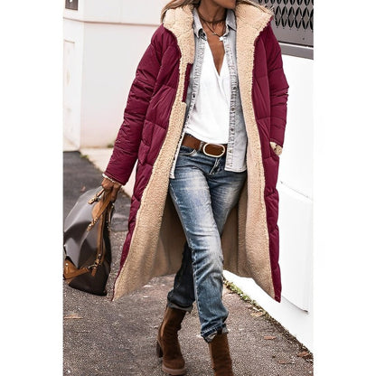 Manteau femme hiver chaud élégant