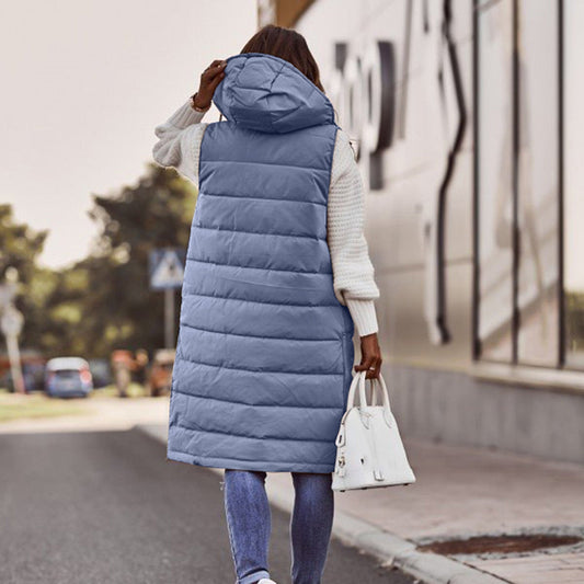 Gilet Élégant Long Femme - BlxckFR
