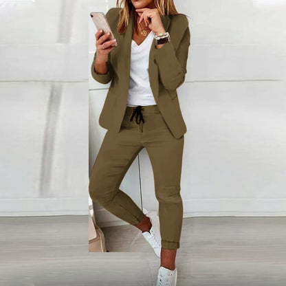 Costume Féminin Chic Deux Pièces