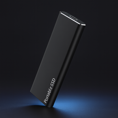 Disque Dur Externe USB-C Rapide en Aluminium
