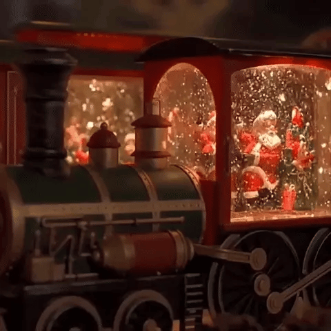 Décoration de Noël Train Illuminé LED pour Fêtes et Intérieur 3