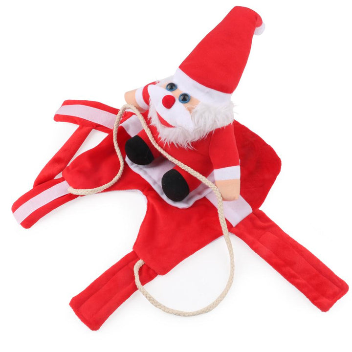 Déguisement Noël Chien Festif Avec Motifs Colorés 5