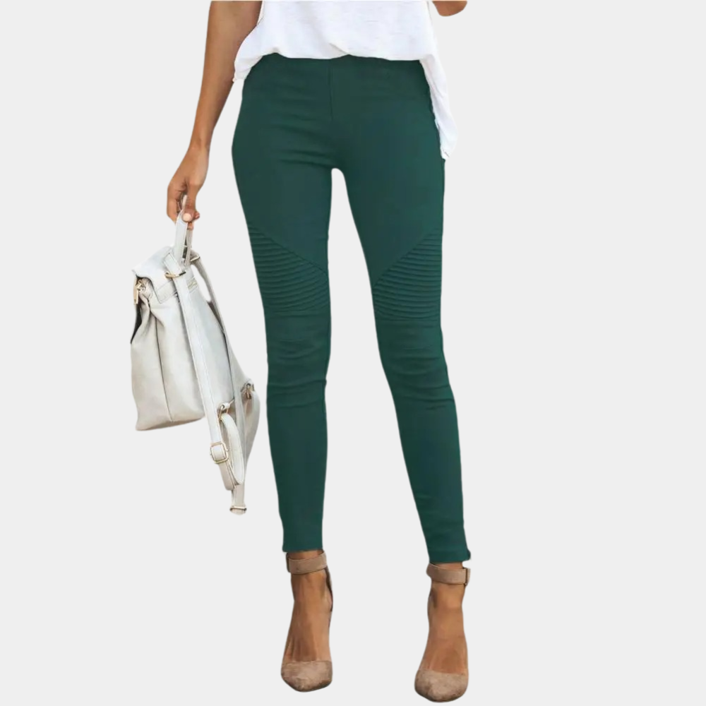 Jeggings Noir Élégants Taille Slim pour Femmes