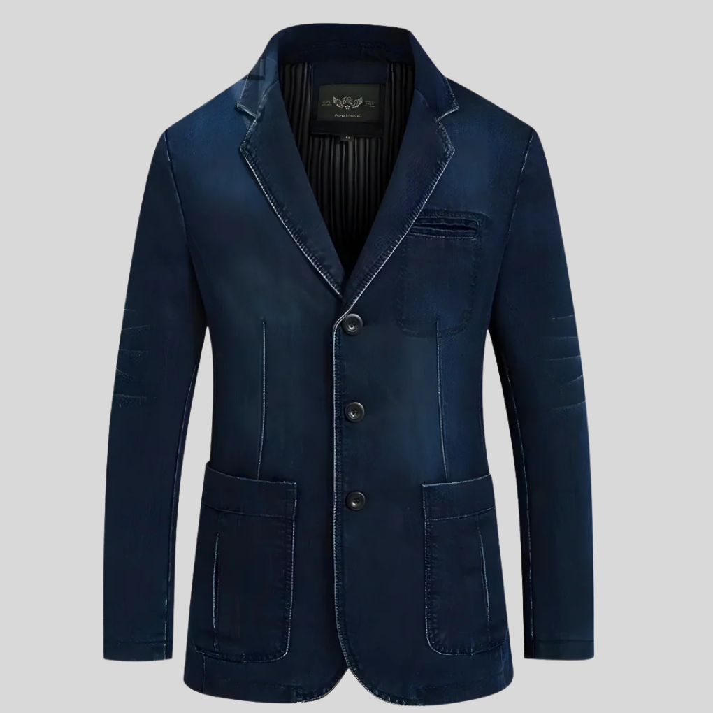 Veste Jean Rétro pour Hommes | Style Élégant avec Touches Tendances - Foivo