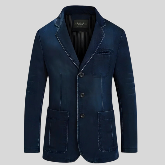 Veste Jean Rétro pour Hommes | Style Élégant avec Touches Tendances - Foivo