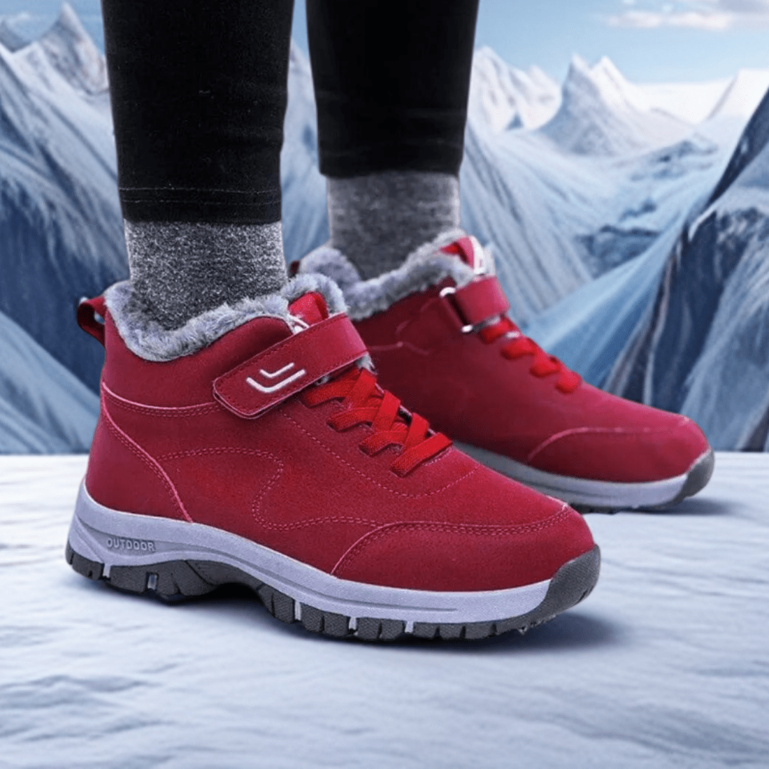 Bottes Hiver Chaudes et Étanches avec Fermeture Rapide - Foivo