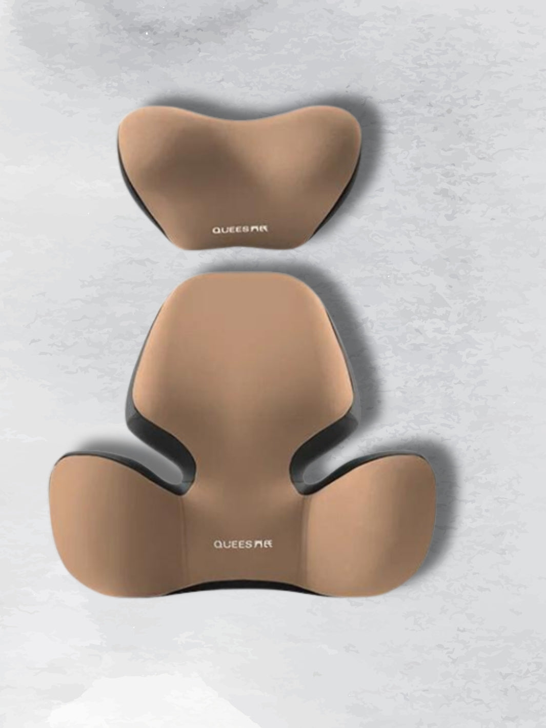 Coussin de soutien dorsal Ergonomique pour voiture avec tête repose