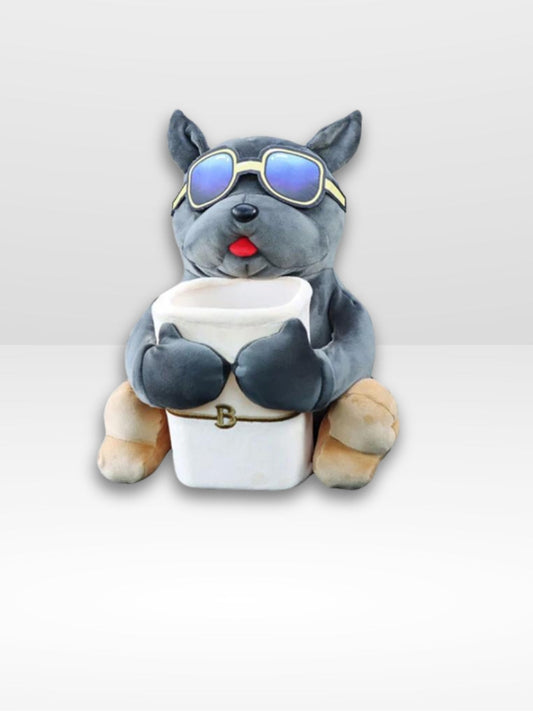 Accessoire Auto Chien Mignon avec Cachette et Poubelle - Foivo